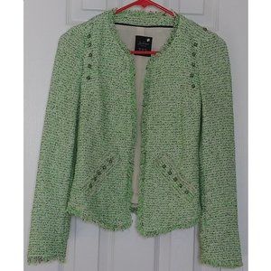 Zara Trafaluc Collection - Heather Green Tweed Jacket - XS